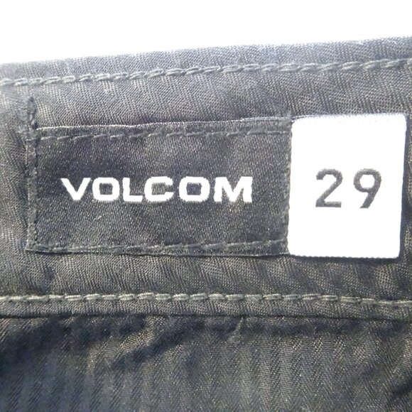 Volcom Shorts Men's 29 Vmonty Stretch Charcoal Gray NWT - Picture 9 of 9